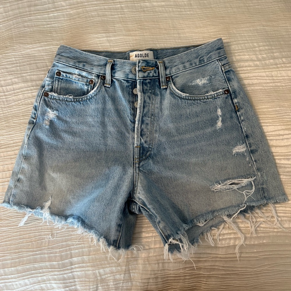 AGOLDE denim shorts
